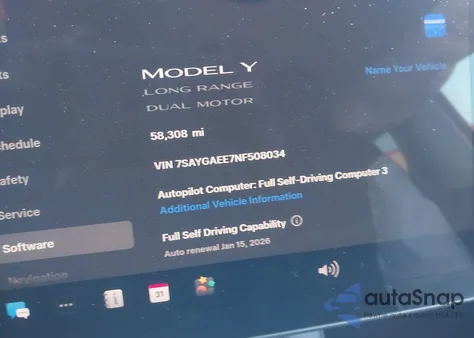 2022 Tesla Model Y Long Range Dual Motor All-Wheel Drive from USA, damaged, VIN 7SAYGAEE7NF508034